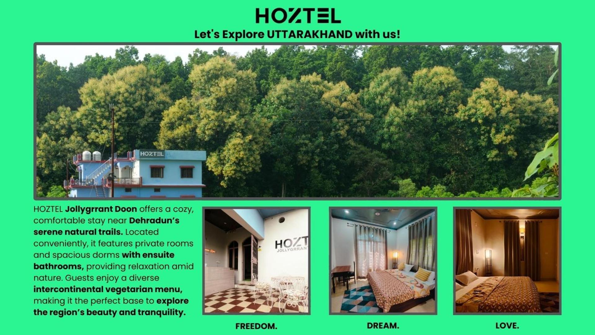 Hoztel Jollygrrant Doon Hostel Rāni Pokhri Εξωτερικό φωτογραφία